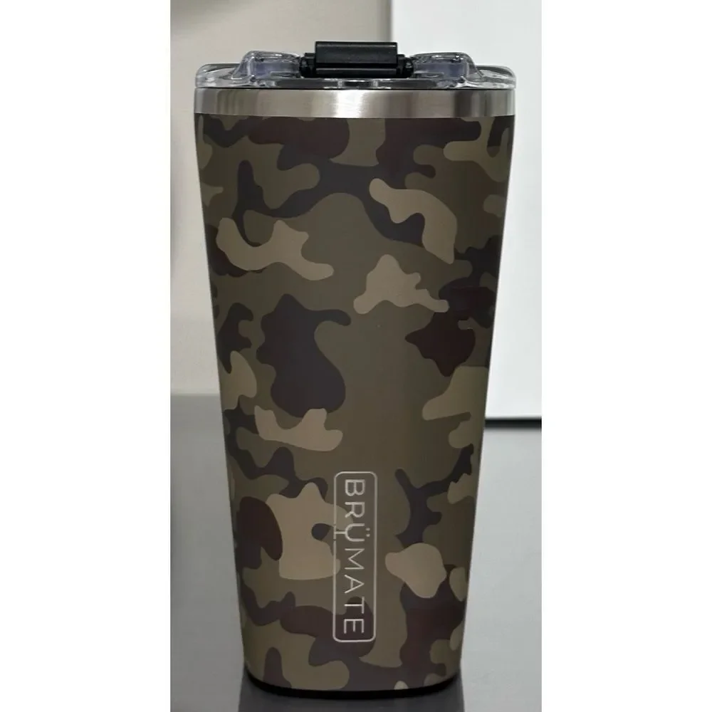 BruMate Imperial Pint‎ 20oz Travel Tumbler, FOREST CAMO